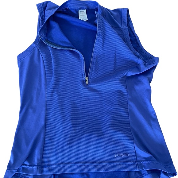 Women’s PATAGONIA Purple 1/2 Zip Bicycle Vest Back Pocket Sz Small - Picture 4 of 11